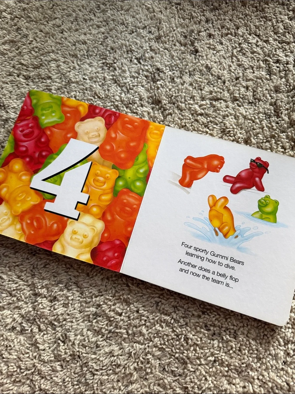 3/$25 🪩 Gummy Bear Numbers Counting Board Book | Childrens book